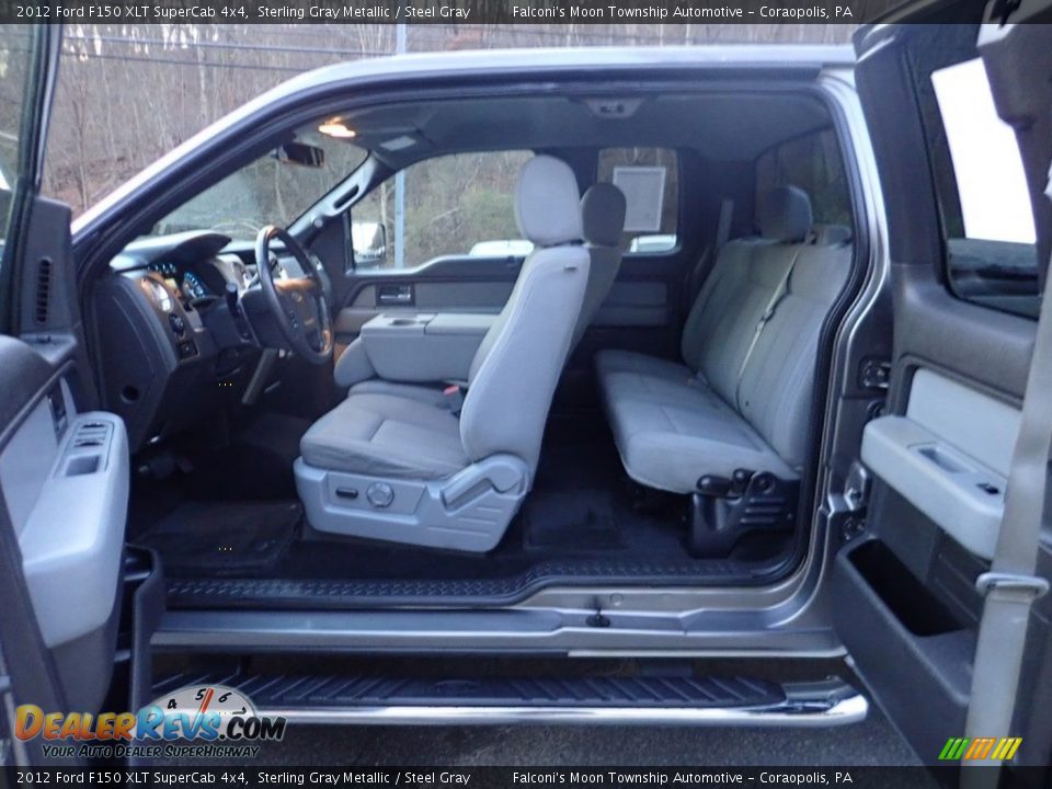 2012 Ford F150 XLT SuperCab 4x4 Sterling Gray Metallic / Steel Gray Photo #18