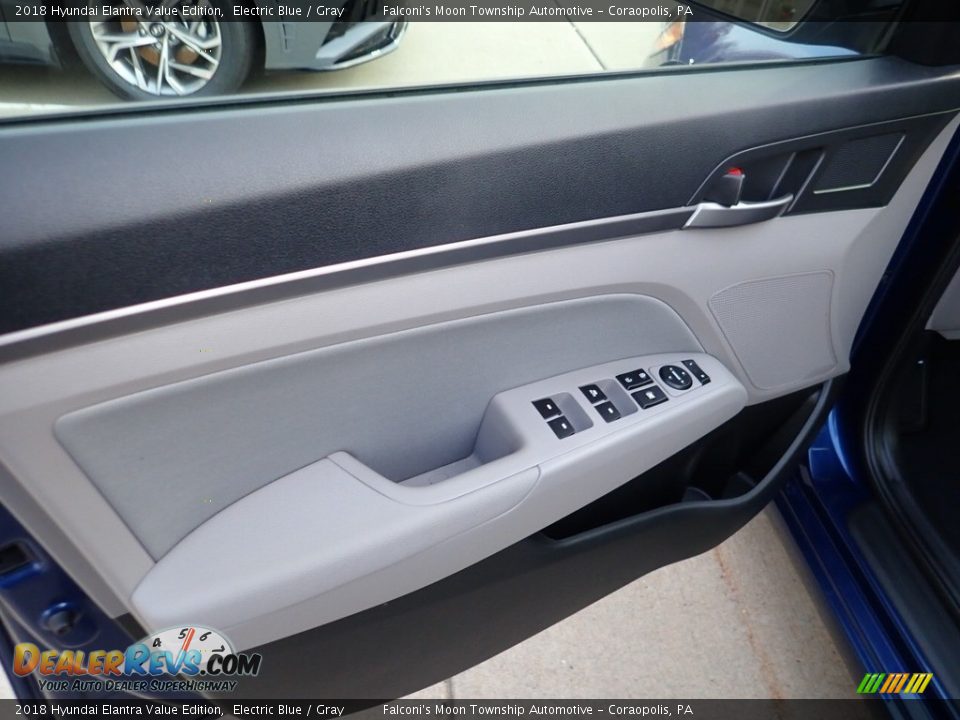 2018 Hyundai Elantra Value Edition Electric Blue / Gray Photo #19