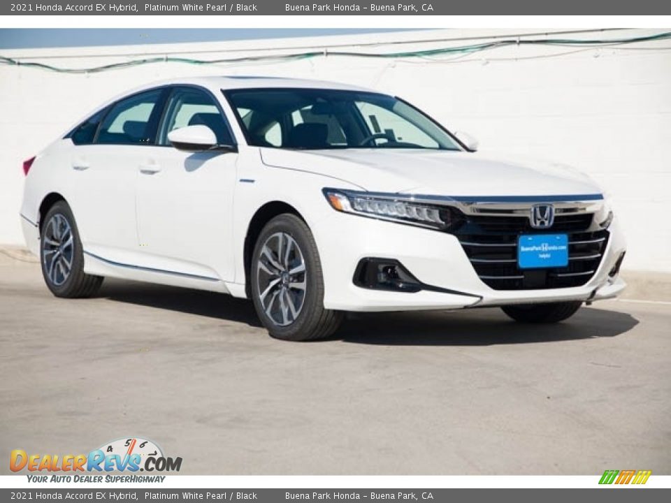 Front 3/4 View of 2021 Honda Accord EX Hybrid Photo #1