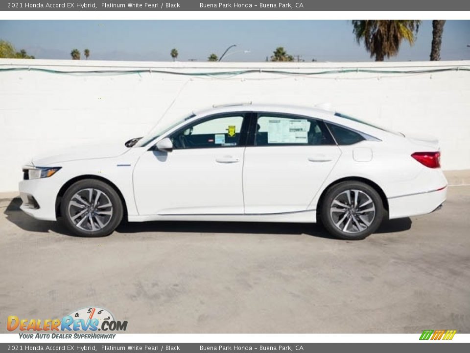 Platinum White Pearl 2021 Honda Accord EX Hybrid Photo #4