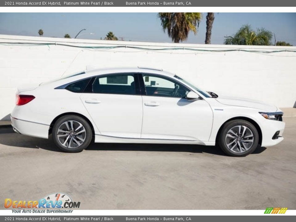 Platinum White Pearl 2021 Honda Accord EX Hybrid Photo #8