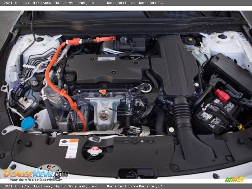 2021 Honda Accord EX Hybrid 2.0 Liter DOHC 16-Valve VTEC 4 Cylinder Gasoline/Electric Hybrid Engine Photo #9