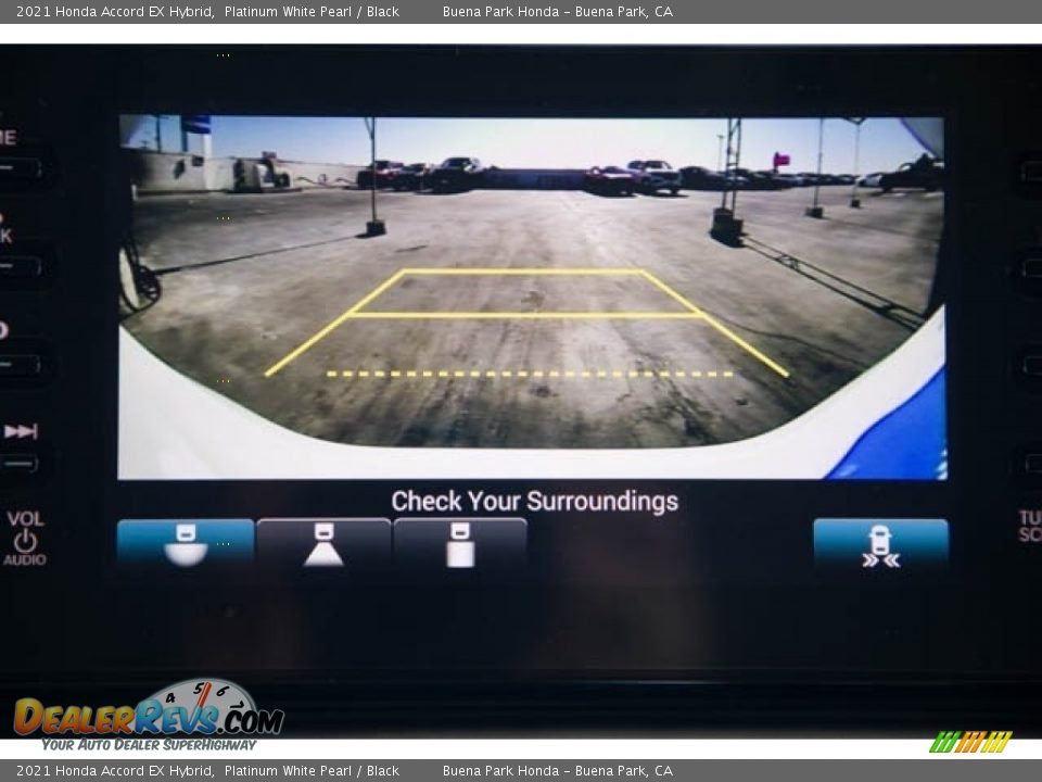 2021 Honda Accord EX Hybrid Platinum White Pearl / Black Photo #14