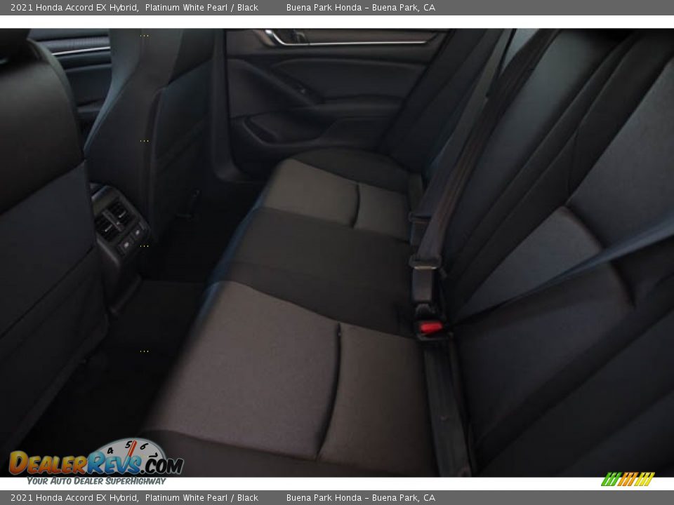 Rear Seat of 2021 Honda Accord EX Hybrid Photo #16