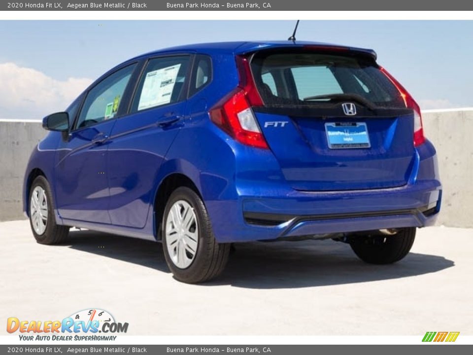 2020 Honda Fit LX Aegean Blue Metallic / Black Photo #2