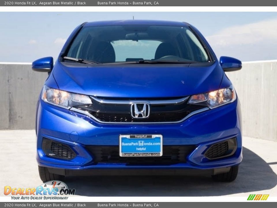 2020 Honda Fit LX Aegean Blue Metallic / Black Photo #3