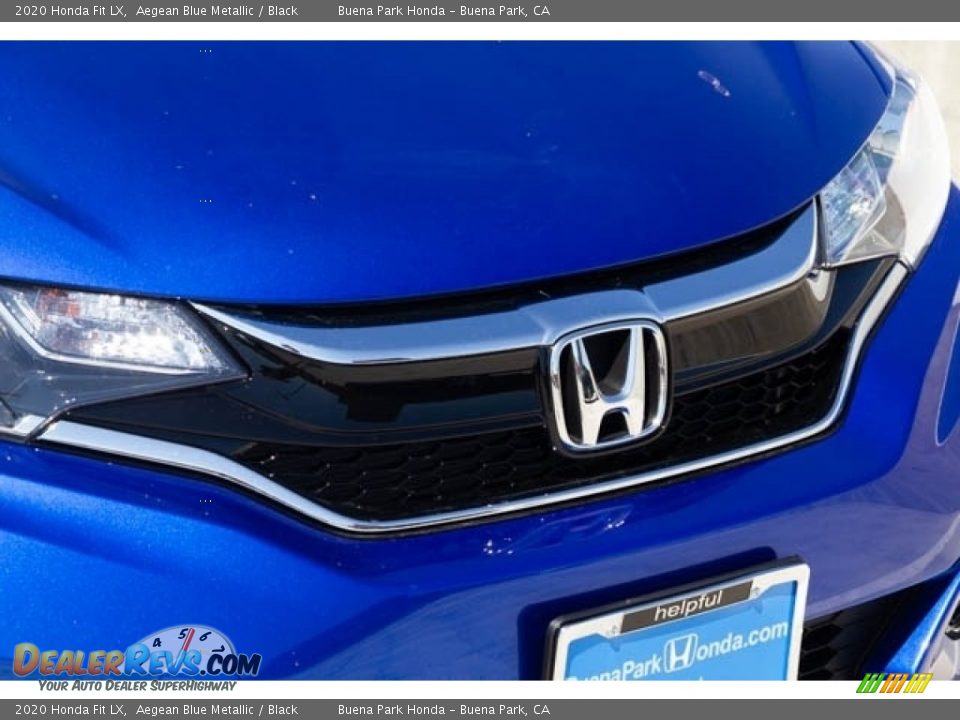 2020 Honda Fit LX Aegean Blue Metallic / Black Photo #4