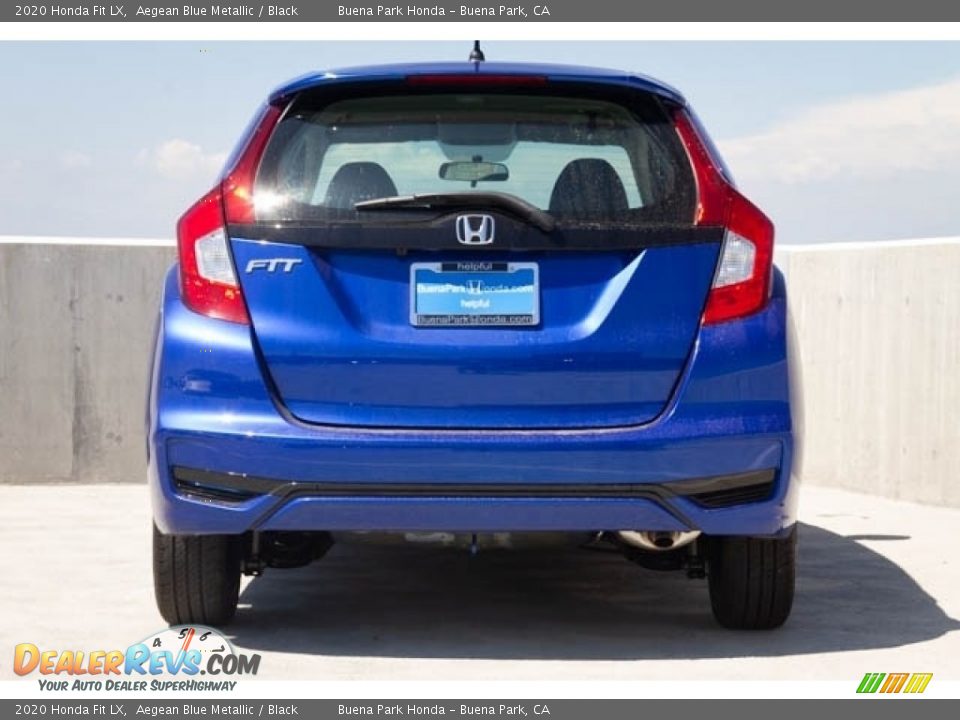 2020 Honda Fit LX Aegean Blue Metallic / Black Photo #6