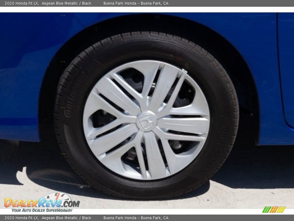2020 Honda Fit LX Aegean Blue Metallic / Black Photo #8