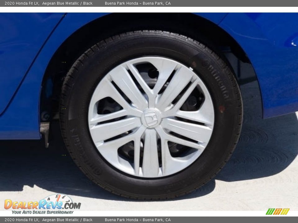 2020 Honda Fit LX Aegean Blue Metallic / Black Photo #9