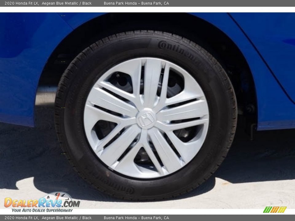 2020 Honda Fit LX Aegean Blue Metallic / Black Photo #10