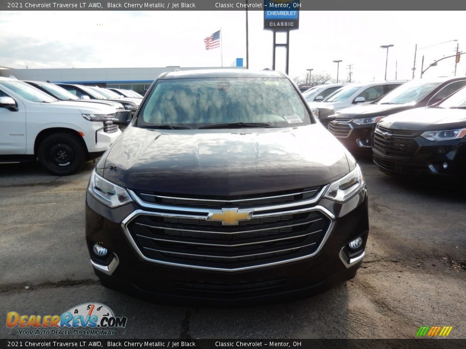 2021 Chevrolet Traverse LT AWD Black Cherry Metallic / Jet Black Photo #2