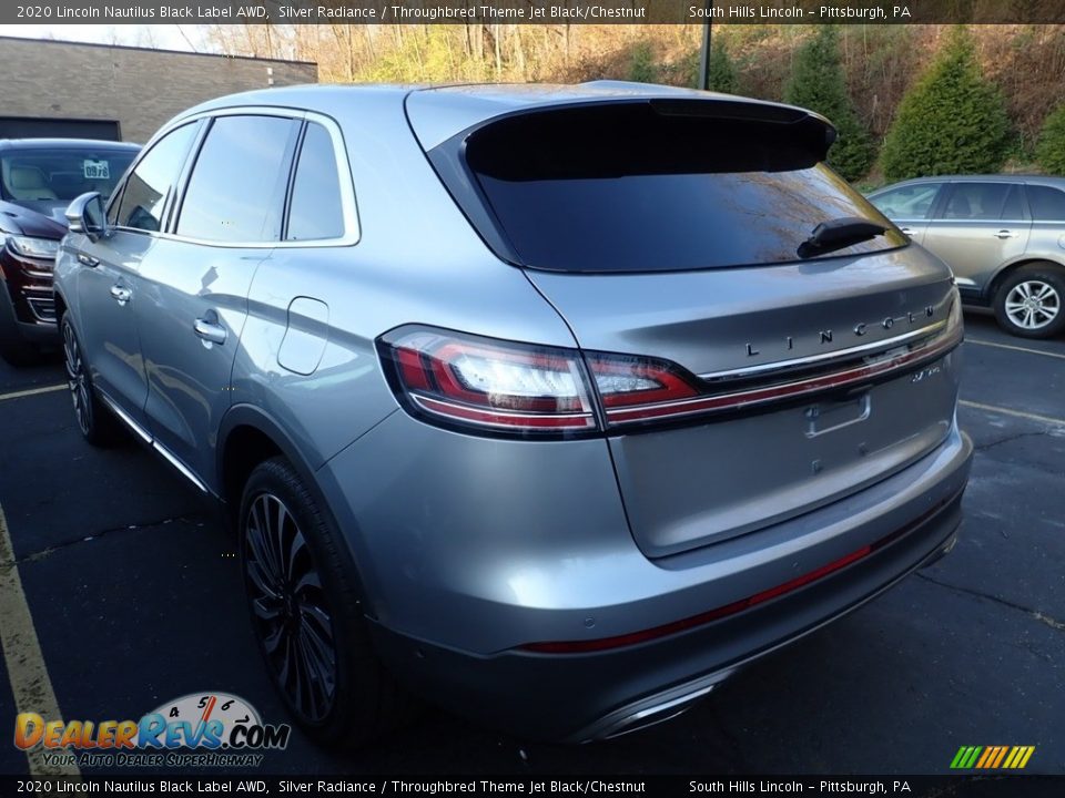 2020 Lincoln Nautilus Black Label AWD Silver Radiance / Throughbred Theme Jet Black/Chestnut Photo #2