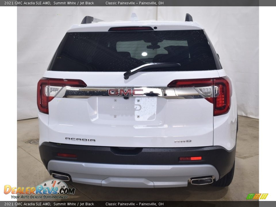 2021 GMC Acadia SLE AWD Summit White / Jet Black Photo #3