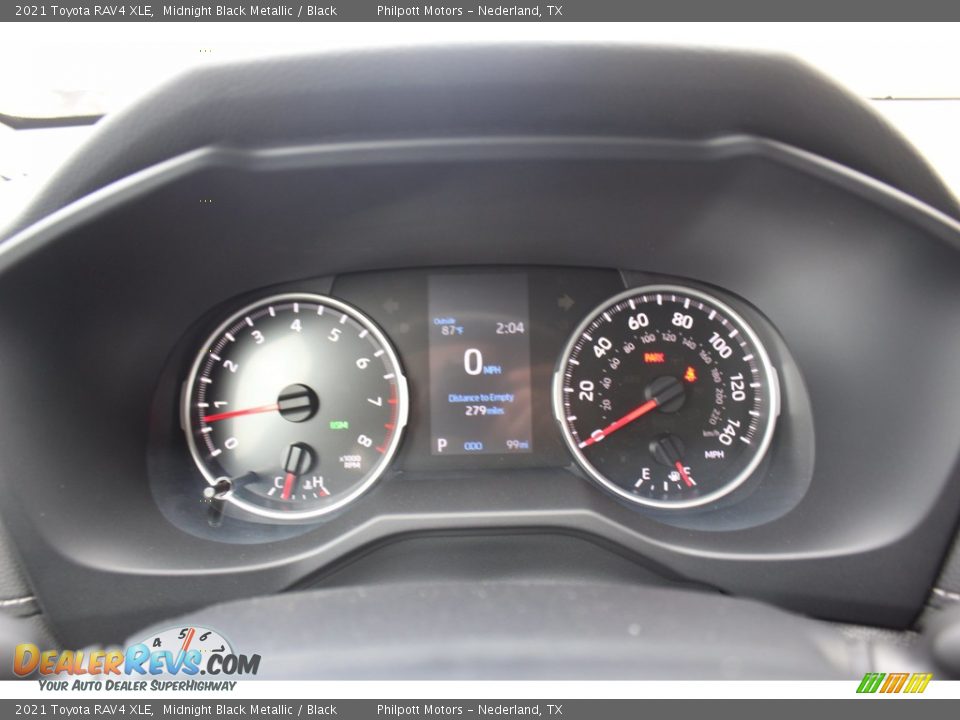 2021 Toyota RAV4 XLE Midnight Black Metallic / Black Photo #13