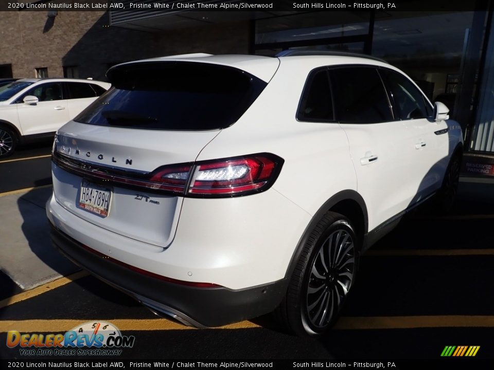 2020 Lincoln Nautilus Black Label AWD Pristine White / Chalet Theme Alpine/Silverwood Photo #4
