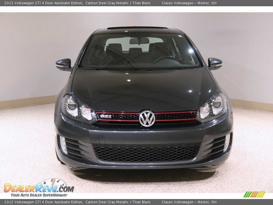 2013 Volkswagen GTI 4 Door Autobahn Edition Carbon Steel Gray Metallic / Titan Black Photo #2