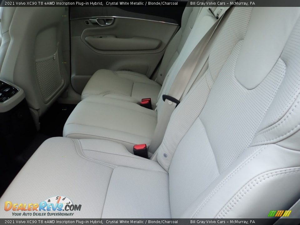 Rear Seat of 2021 Volvo XC90 T8 eAWD Inscription Plug-in Hybrid Photo #8