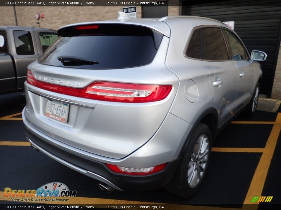 2019 Lincoln MKC AWD Ingot Silver Metallic / Ebony Photo #4