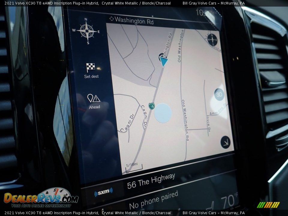 Navigation of 2021 Volvo XC90 T8 eAWD Inscription Plug-in Hybrid Photo #13