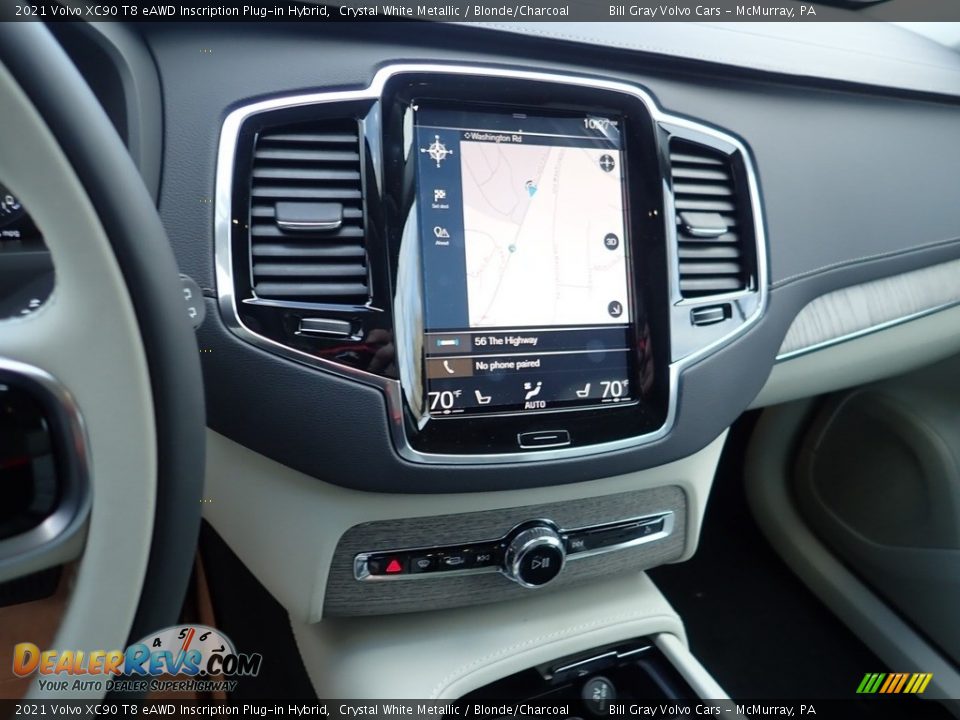 Controls of 2021 Volvo XC90 T8 eAWD Inscription Plug-in Hybrid Photo #14