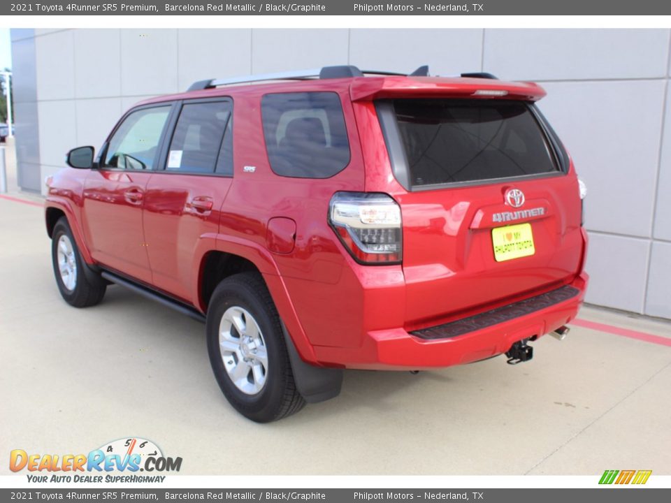 2021 Toyota 4Runner SR5 Premium Barcelona Red Metallic / Black/Graphite Photo #6