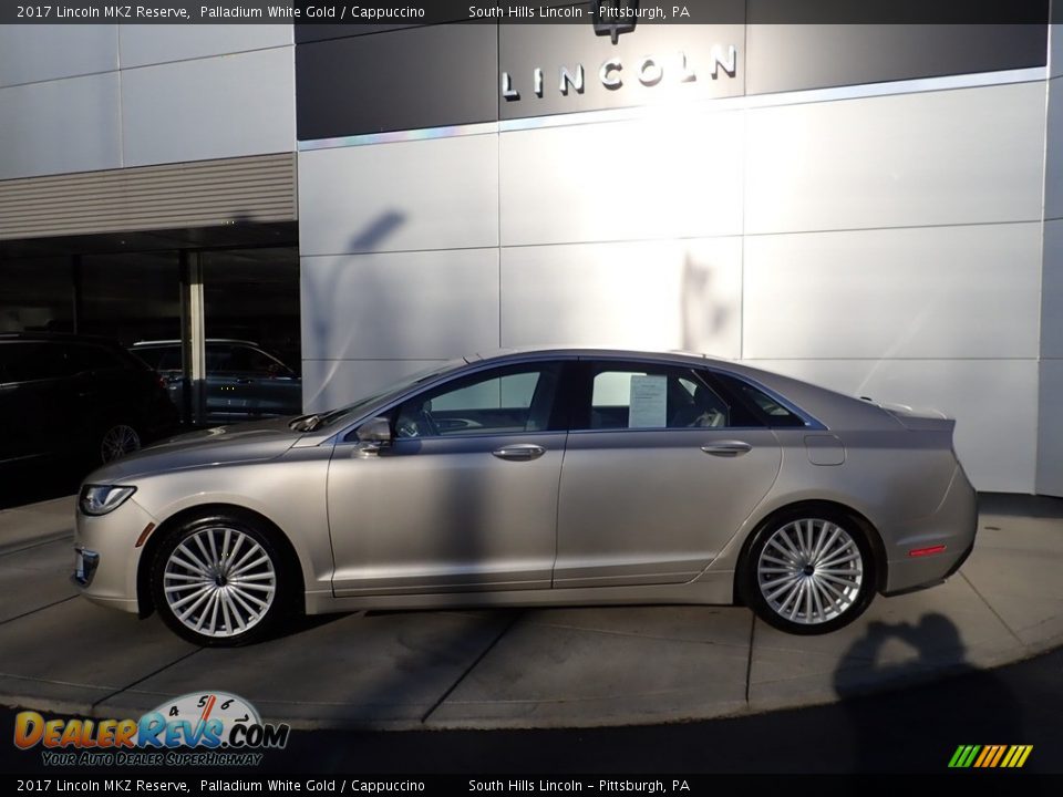 2017 Lincoln MKZ Reserve Palladium White Gold / Cappuccino Photo #2