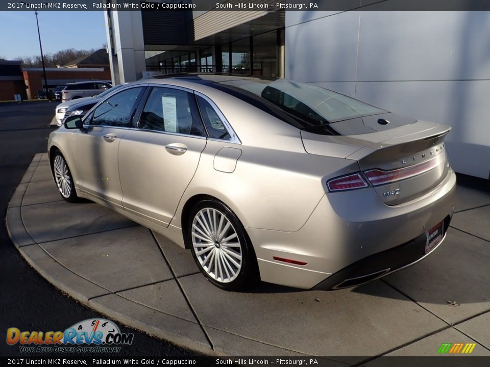 2017 Lincoln MKZ Reserve Palladium White Gold / Cappuccino Photo #3