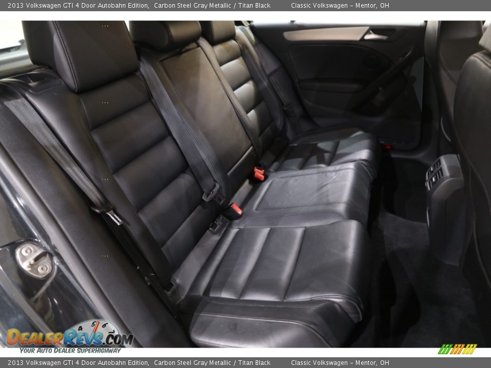 2013 Volkswagen GTI 4 Door Autobahn Edition Carbon Steel Gray Metallic / Titan Black Photo #14