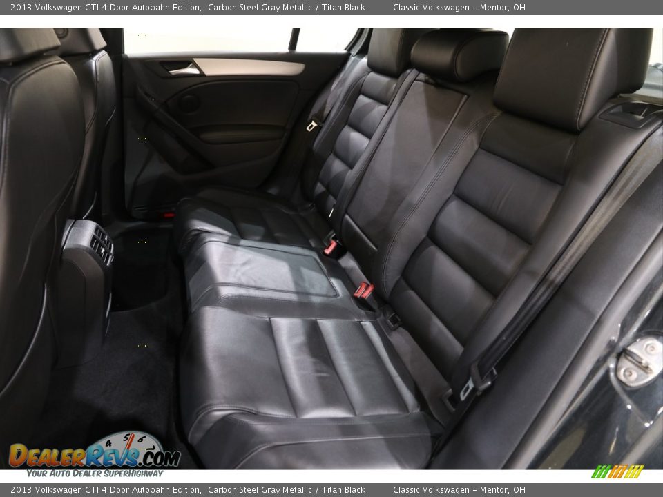 2013 Volkswagen GTI 4 Door Autobahn Edition Carbon Steel Gray Metallic / Titan Black Photo #15