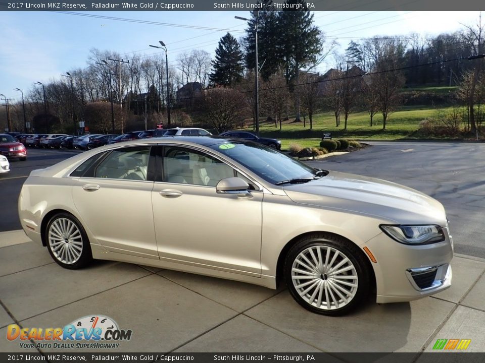 2017 Lincoln MKZ Reserve Palladium White Gold / Cappuccino Photo #7