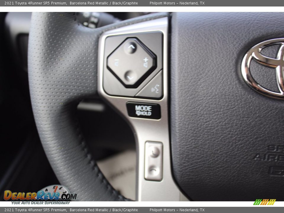2021 Toyota 4Runner SR5 Premium Steering Wheel Photo #11