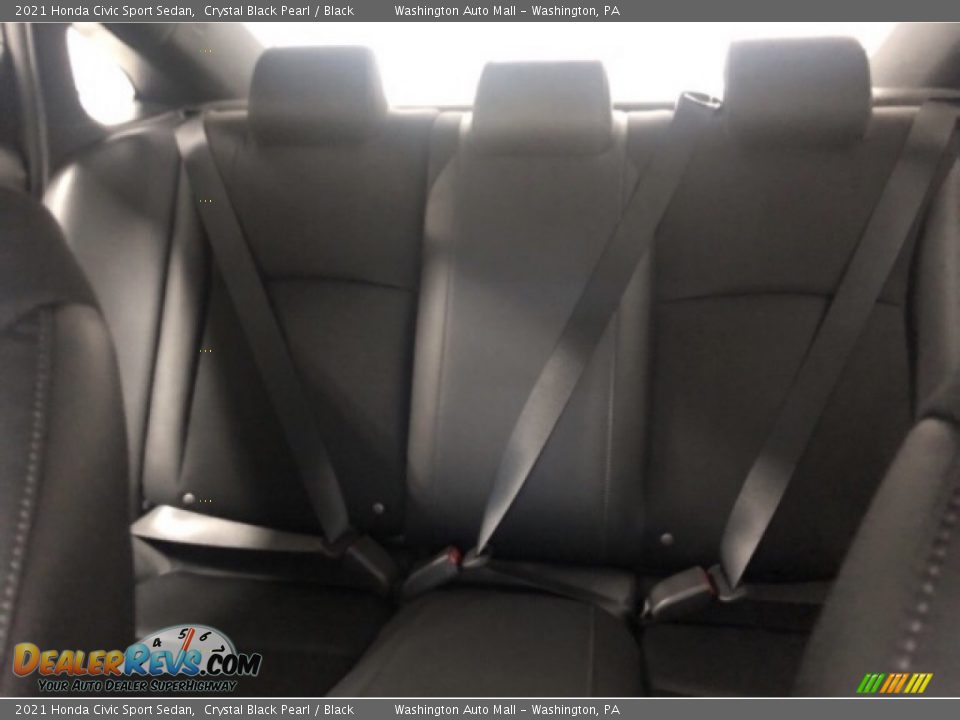 2021 Honda Civic Sport Sedan Crystal Black Pearl / Black Photo #8