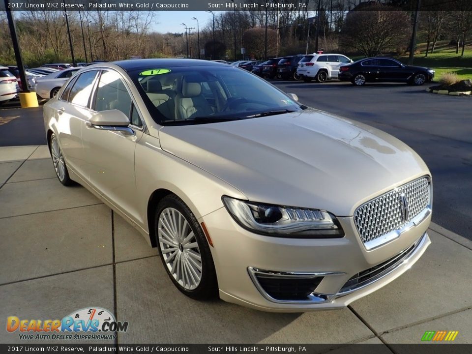 2017 Lincoln MKZ Reserve Palladium White Gold / Cappuccino Photo #8