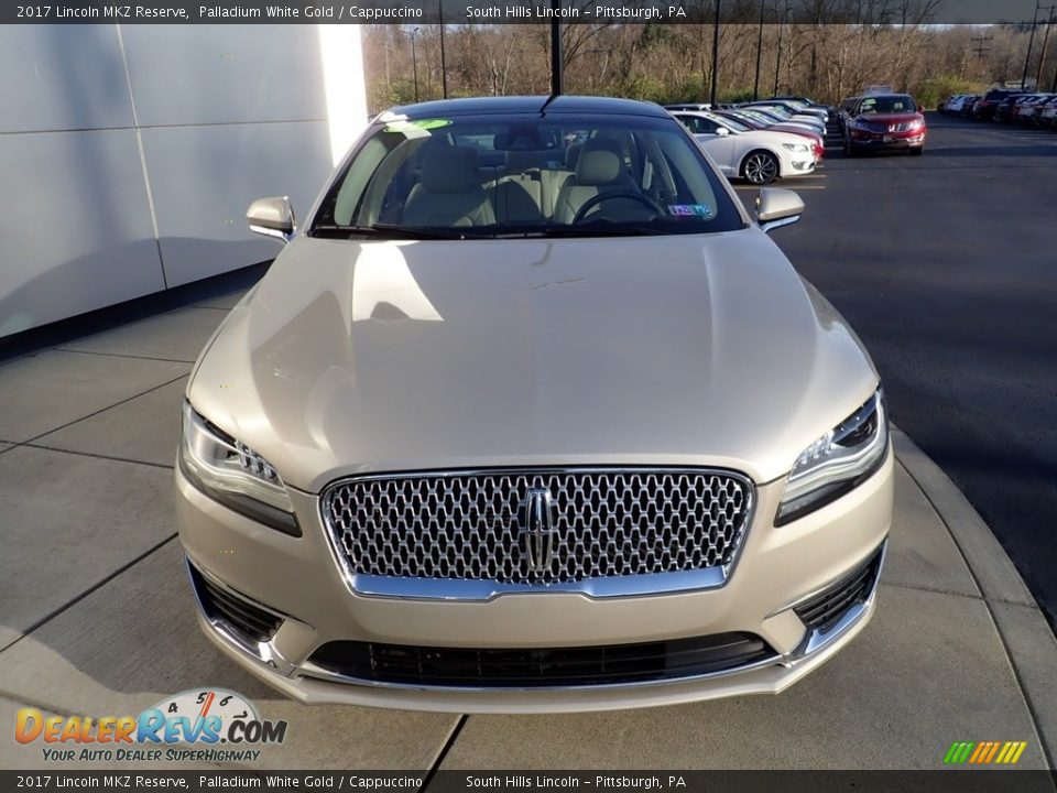 2017 Lincoln MKZ Reserve Palladium White Gold / Cappuccino Photo #9