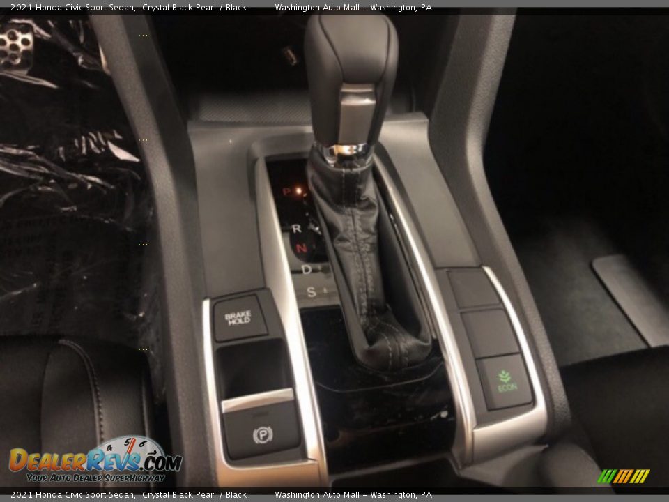 2021 Honda Civic Sport Sedan Crystal Black Pearl / Black Photo #11