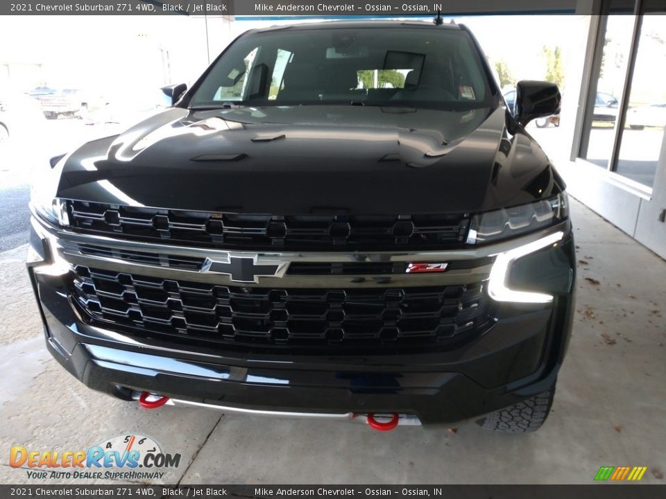 2021 Chevrolet Suburban Z71 4WD Black / Jet Black Photo #11