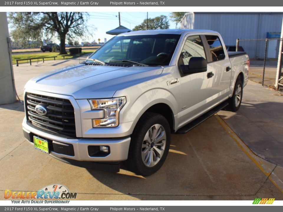 2017 Ford F150 XL SuperCrew Magnetic / Earth Gray Photo #4