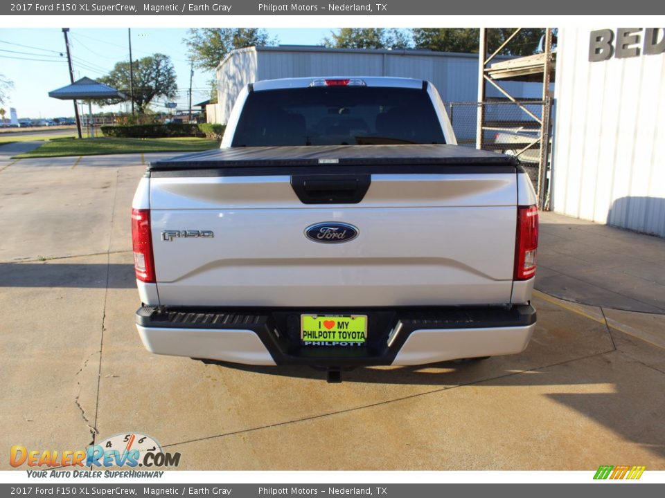 2017 Ford F150 XL SuperCrew Magnetic / Earth Gray Photo #8