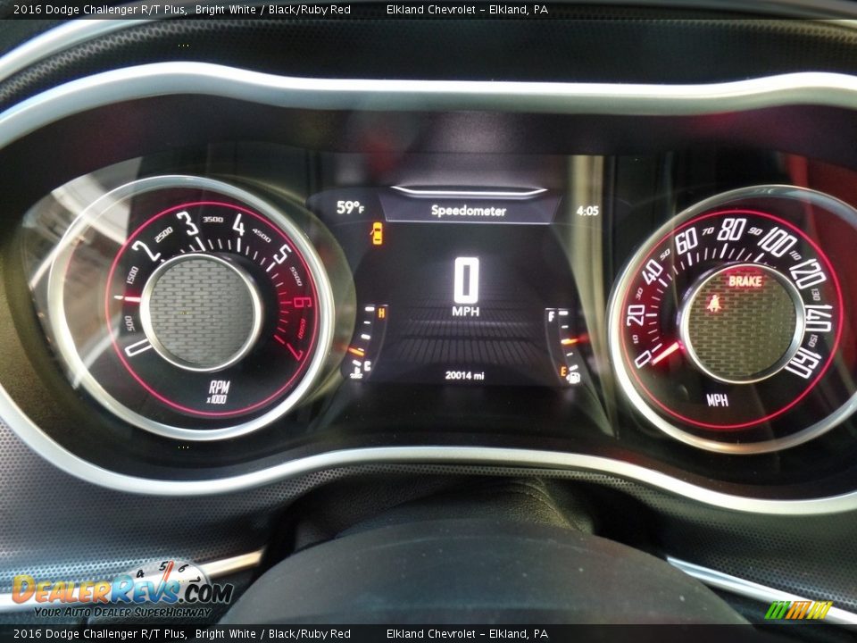 2016 Dodge Challenger R/T Plus Gauges Photo #30