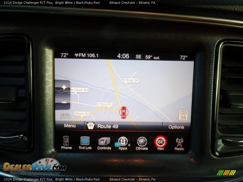 Navigation of 2016 Dodge Challenger R/T Plus Photo #35