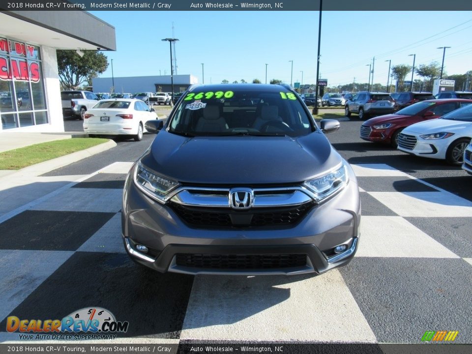 2018 Honda CR-V Touring Modern Steel Metallic / Gray Photo #2