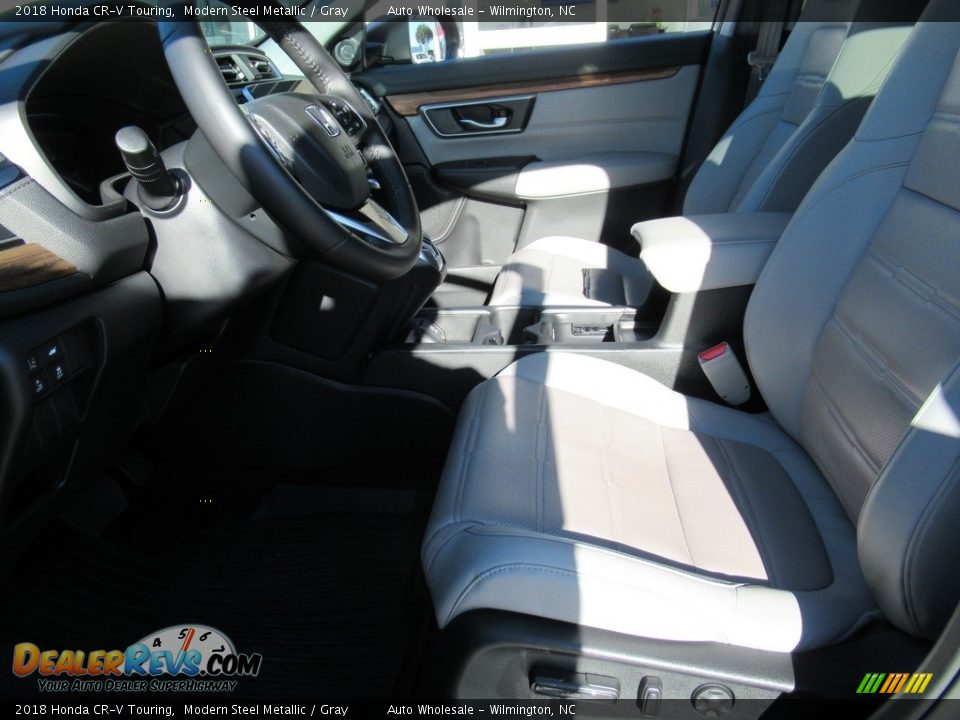 2018 Honda CR-V Touring Modern Steel Metallic / Gray Photo #10