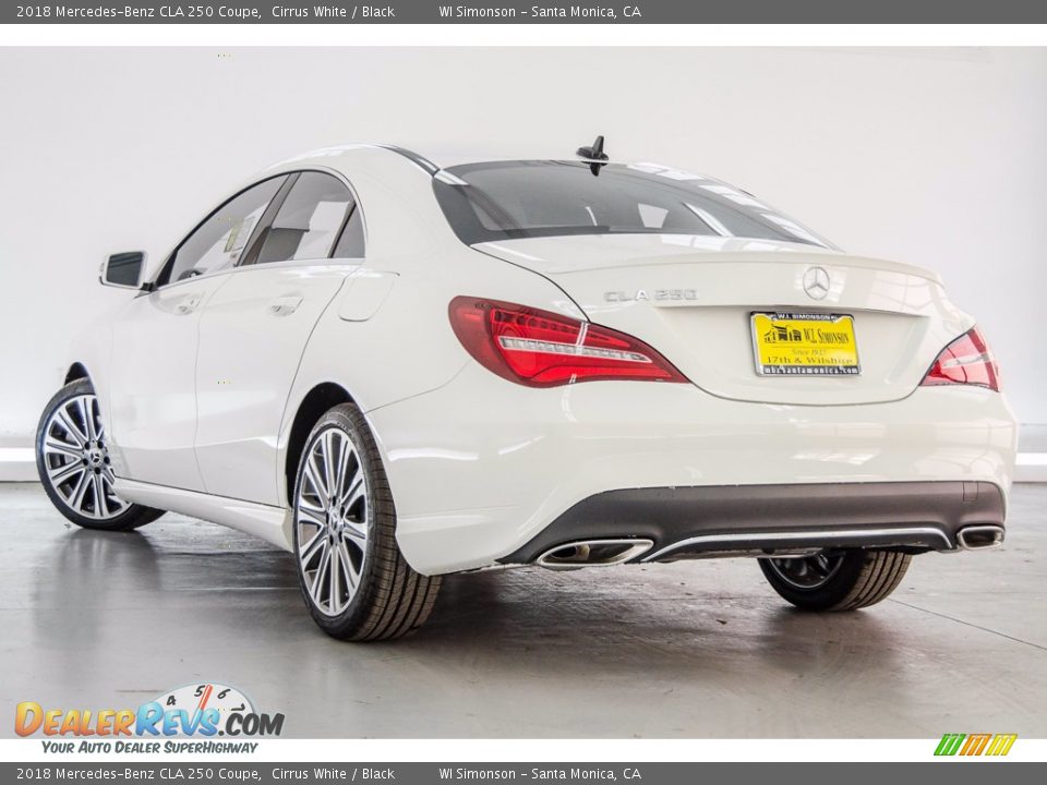 2018 Mercedes-Benz CLA 250 Coupe Cirrus White / Black Photo #3