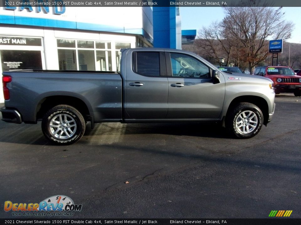 2021 Chevrolet Silverado 1500 RST Double Cab 4x4 Satin Steel Metallic / Jet Black Photo #2