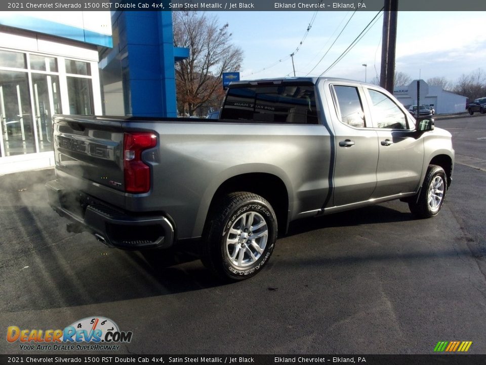 2021 Chevrolet Silverado 1500 RST Double Cab 4x4 Satin Steel Metallic / Jet Black Photo #3