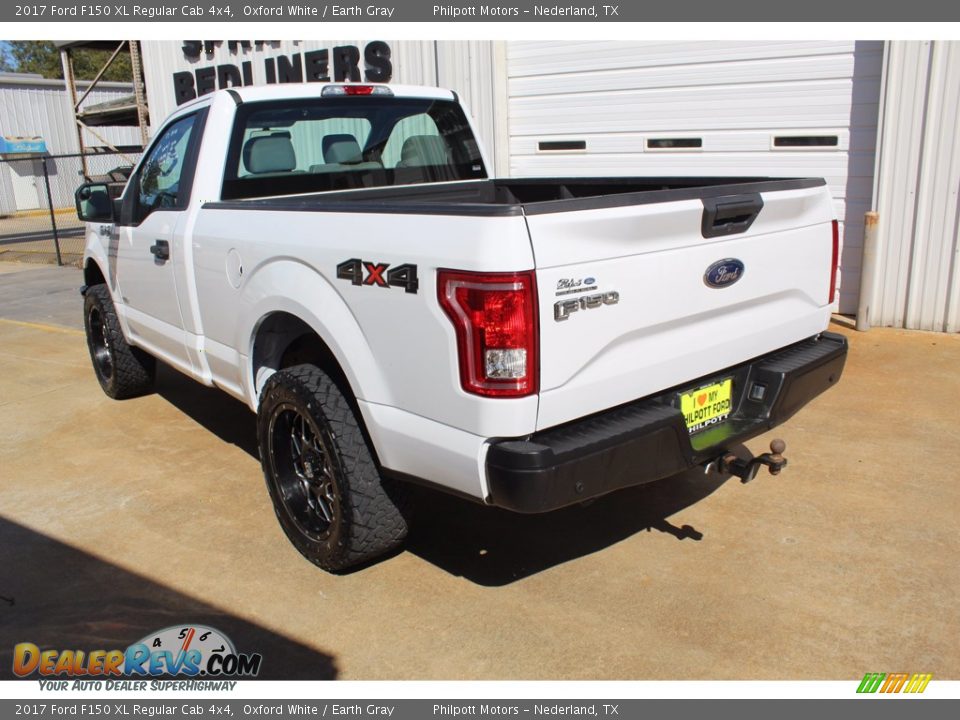 2017 Ford F150 XL Regular Cab 4x4 Oxford White / Earth Gray Photo #6