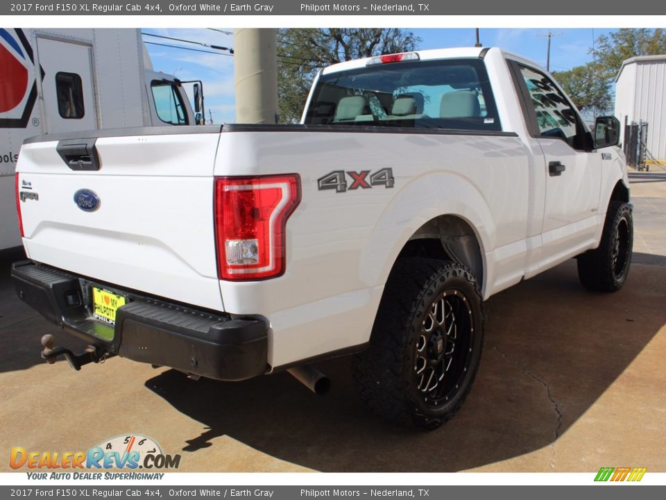 2017 Ford F150 XL Regular Cab 4x4 Oxford White / Earth Gray Photo #8