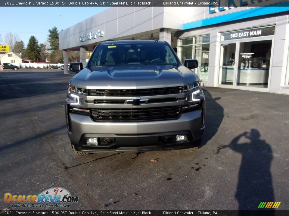 2021 Chevrolet Silverado 1500 RST Double Cab 4x4 Satin Steel Metallic / Jet Black Photo #7