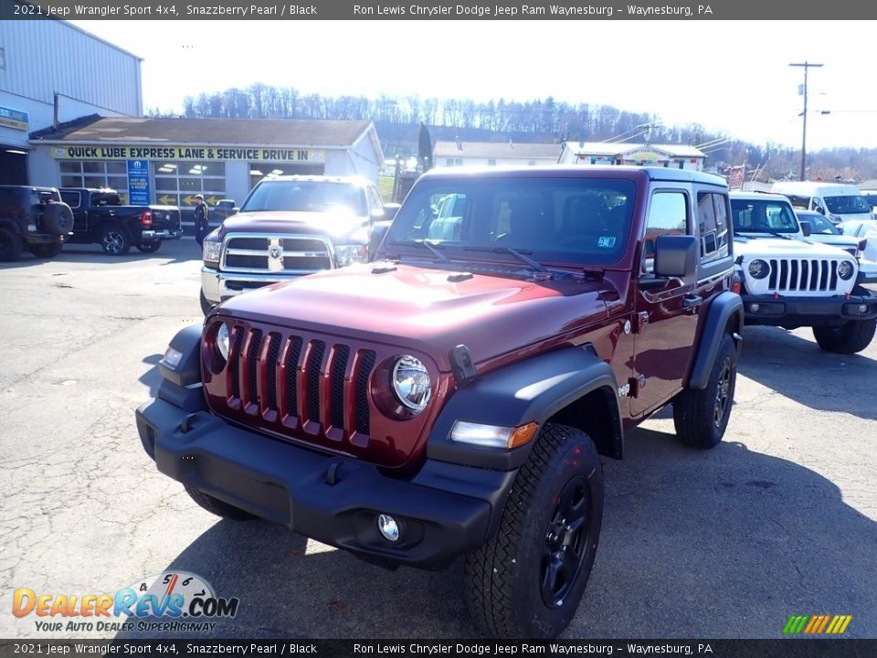 2021 Jeep Wrangler Sport 4x4 Snazzberry Pearl / Black Photo #1